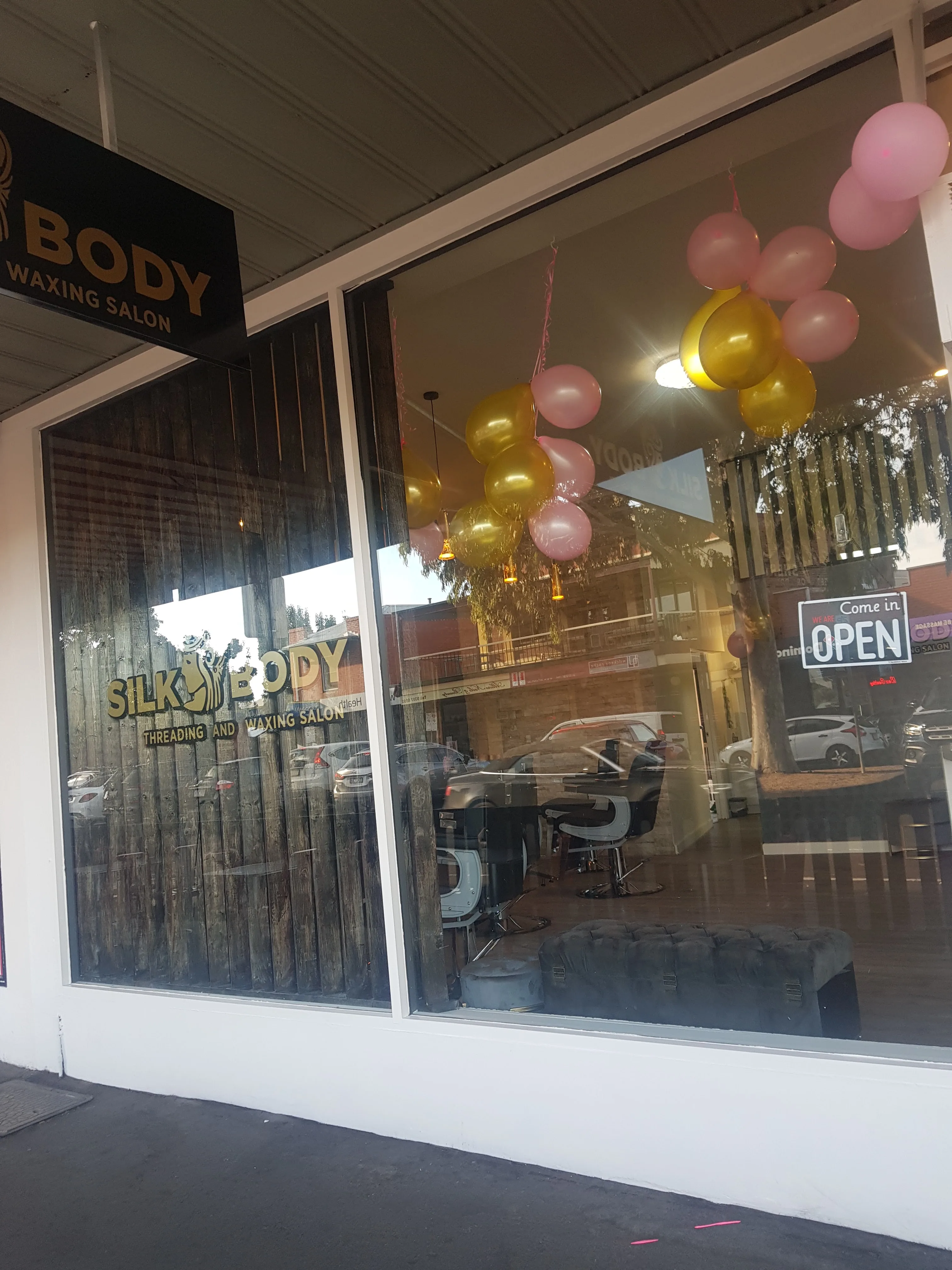 Silk Body Threading and Waxing Salon shopfront, 40 Ferguson St Williamstown